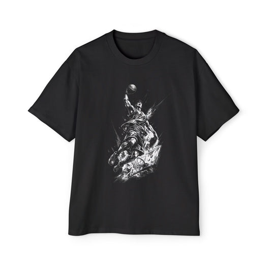 Basketball Jam Sketch Oversized Tee