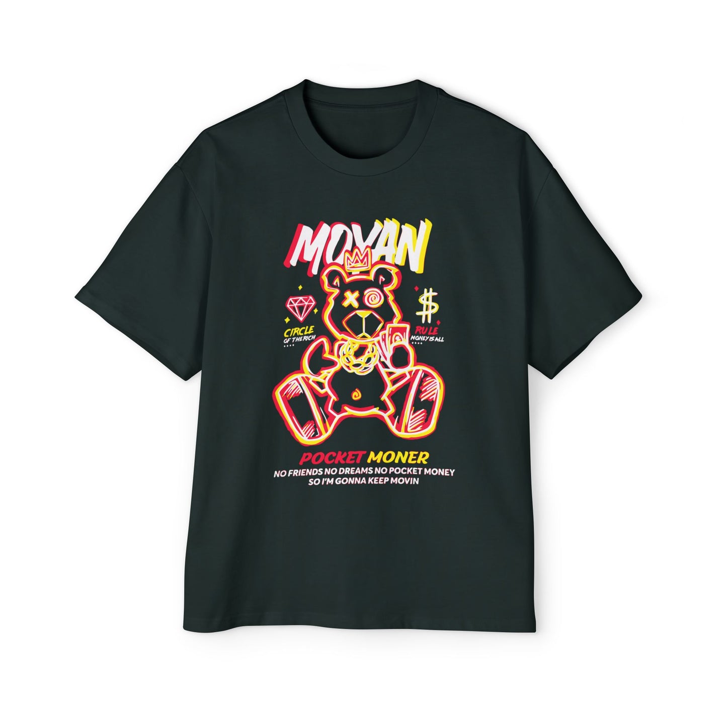 Neon Graphic Oversized Tee