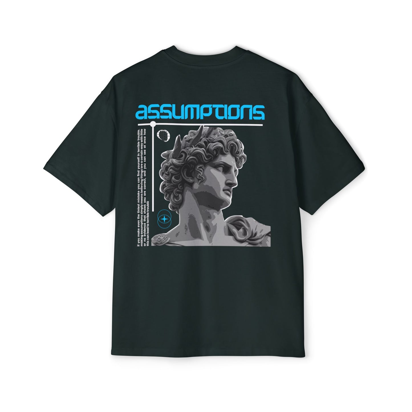 Assumptions Statue Graphic Tee