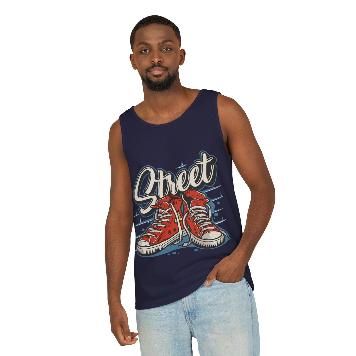 Retro Red Converse-Style Sneakers Tee