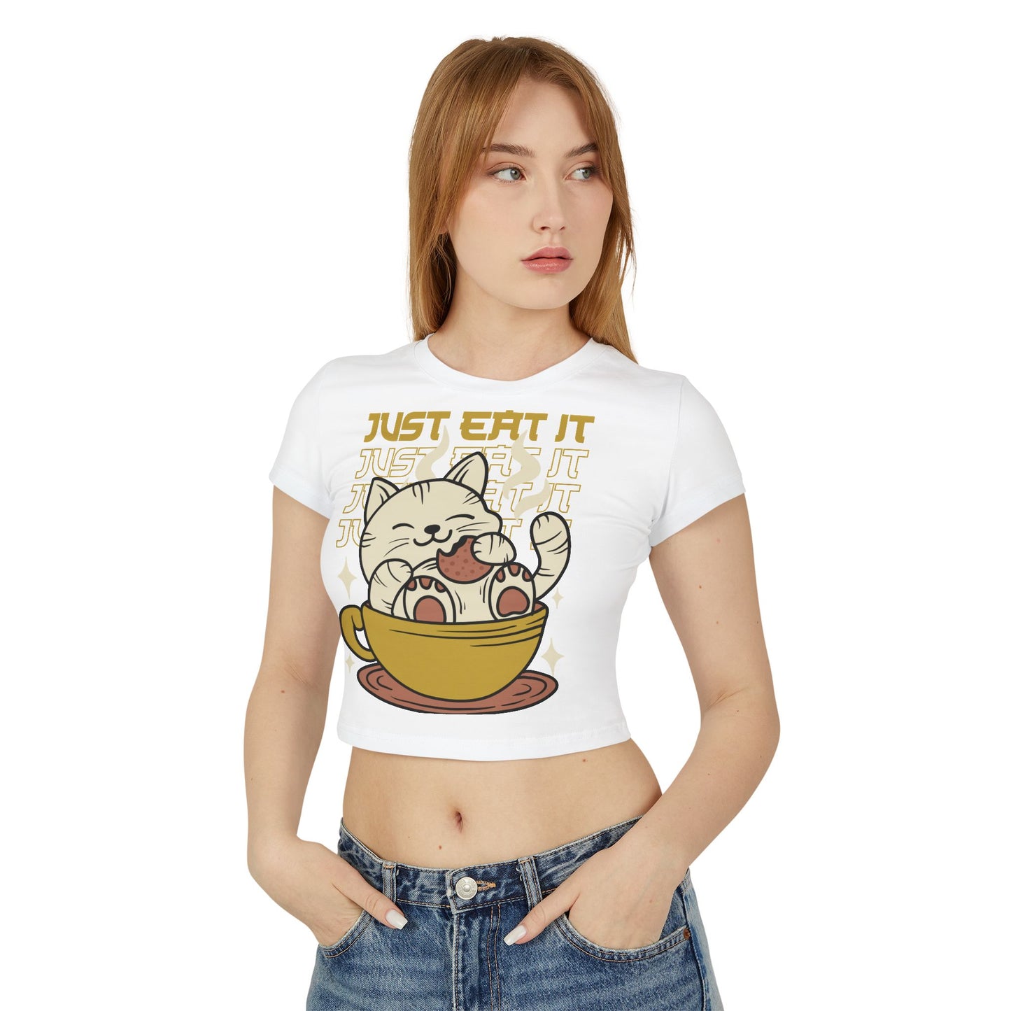 Kawaii Cat Graphic Baby-Tee