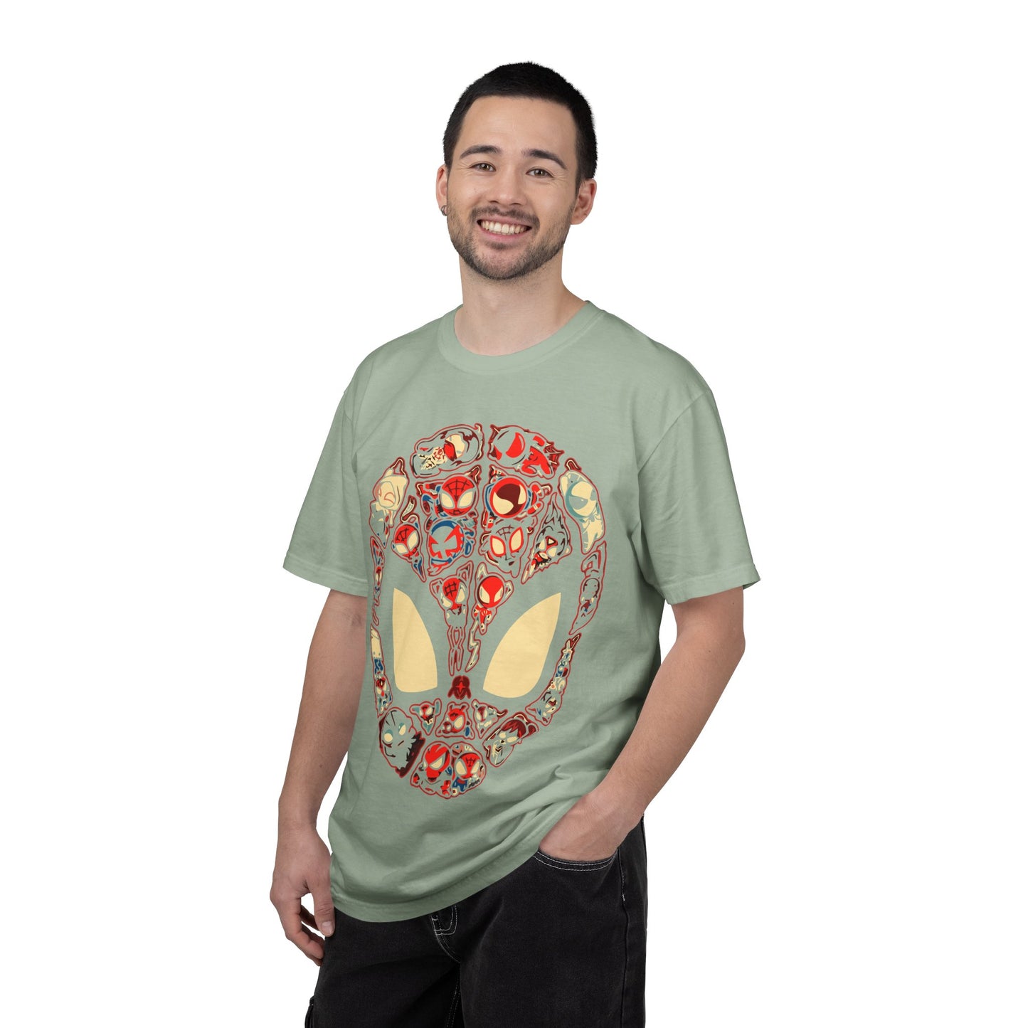 Retro Mosaic Sci‑Fi Tee