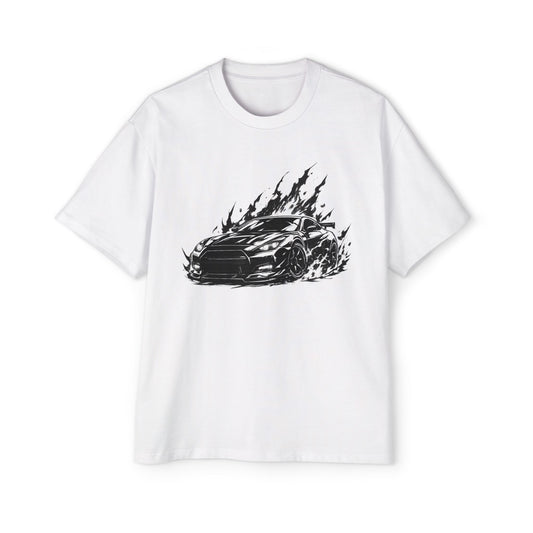 Flaming Sports Car Tee