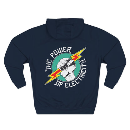 Electric Fist Retro Hoodie