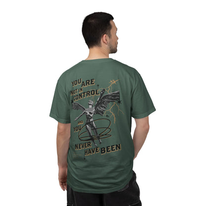 Winged Figure Graphic T-Shirt