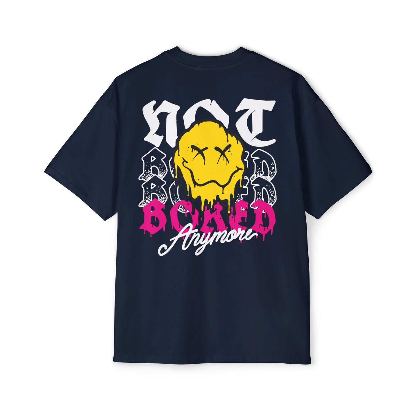 Dripping Smiley "Not Broken Anymore" Oversized Tee