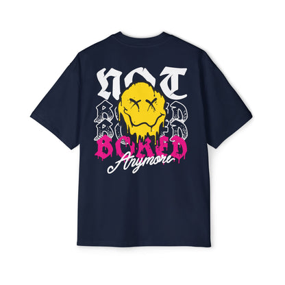Dripping Smiley "Not Broken Anymore" Oversized Tee