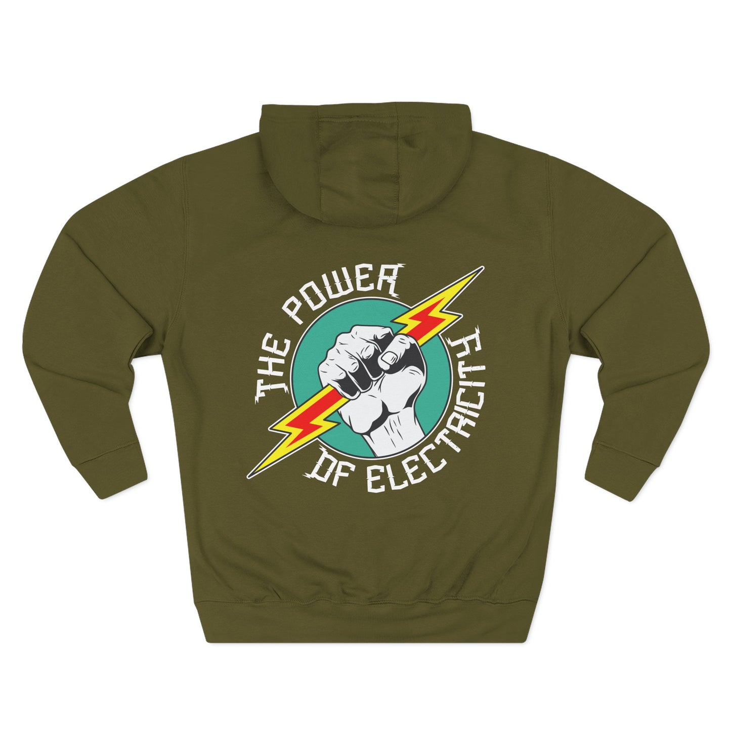 Electric Fist Retro Hoodie
