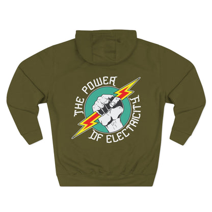 Electric Fist Retro Hoodie
