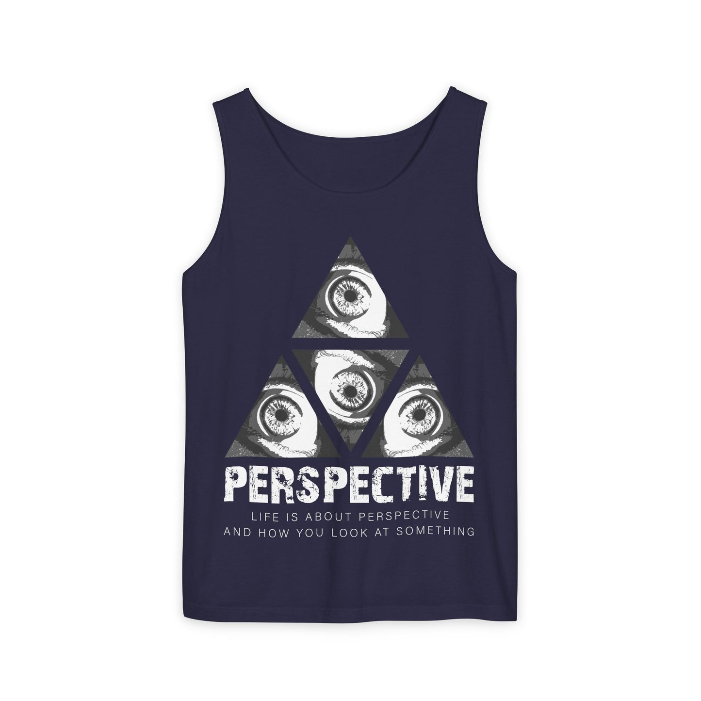 Tri-Eye Pyramid Graphic Top