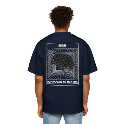 Oversized Tee — Brain Graphic